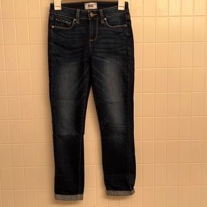 Paige Jeans- Size 25. Style is Kylie Crop. Dark wash.
